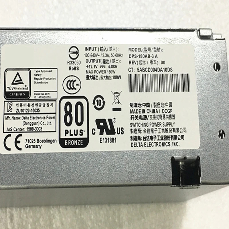 PSU hp호환 600 G3 400 G5 4Pin 180W 전원 DPS-180AB-27 A B PA-1181-3HC PA-1181-3HV PCH019 D18-180P2A
