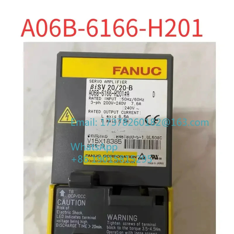 리퍼 A06B-6166-H201 서버 드라이버 OK