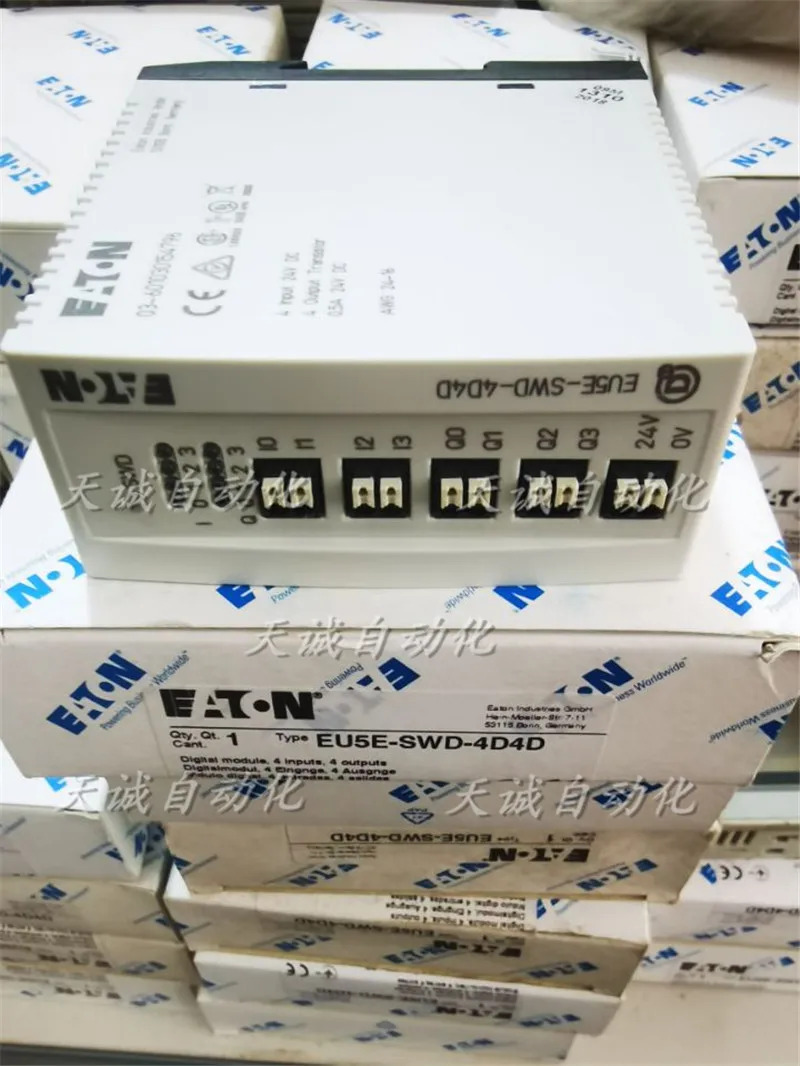 오리지널 Eaton 뮬러 모듈 EU5E-SWD-4D4D 24VDC 0.5A 포장