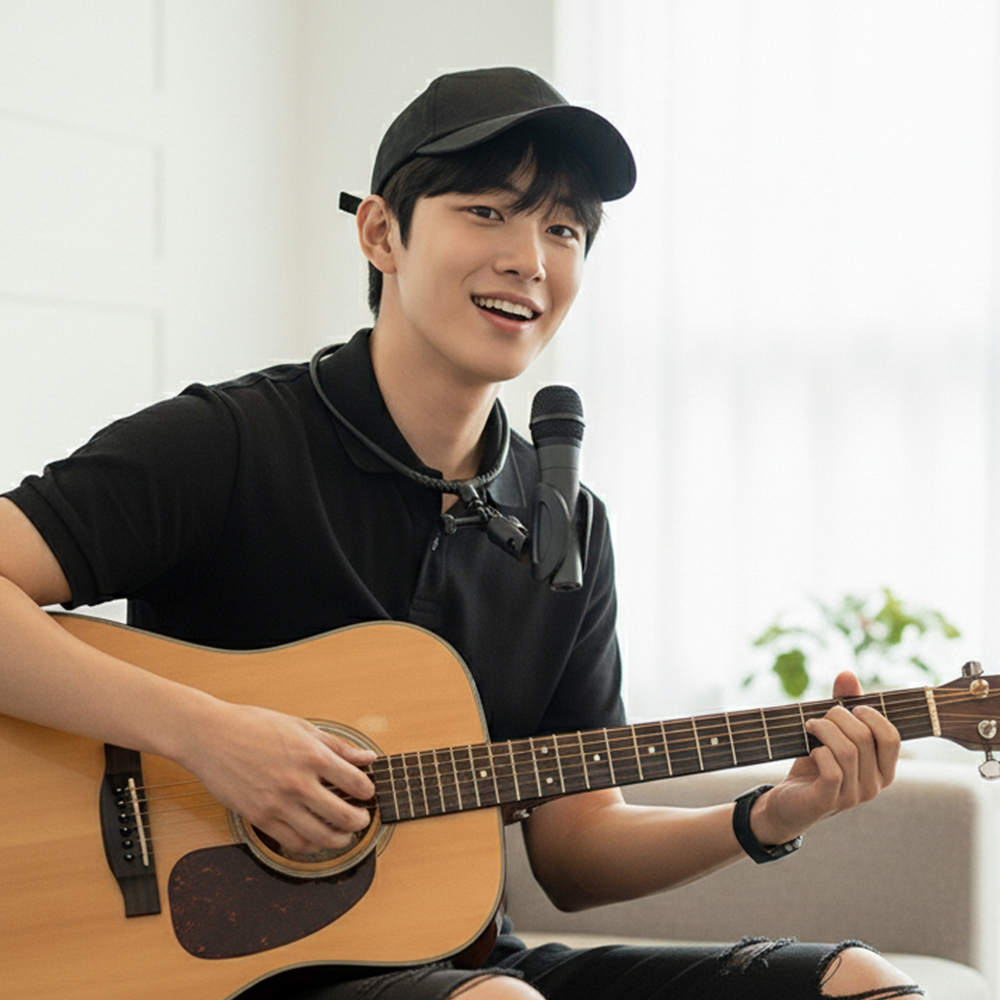 마이크 스탠드 넥 홀더 스탠드 목걸이형 거치대 - 상세 이미지 2