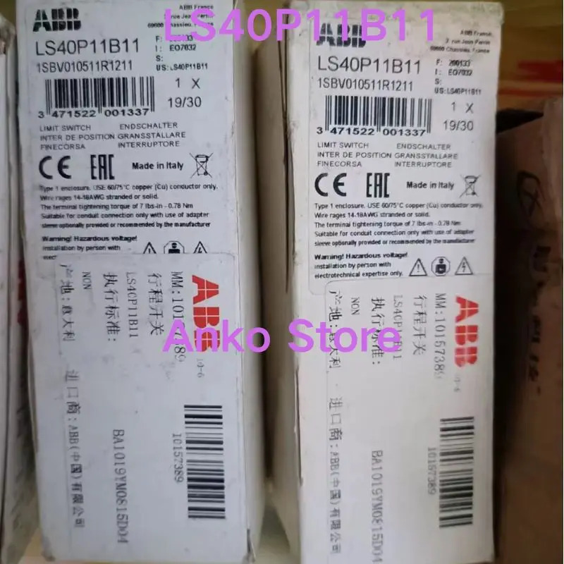 ABB 스위치 LS40P11B11 신