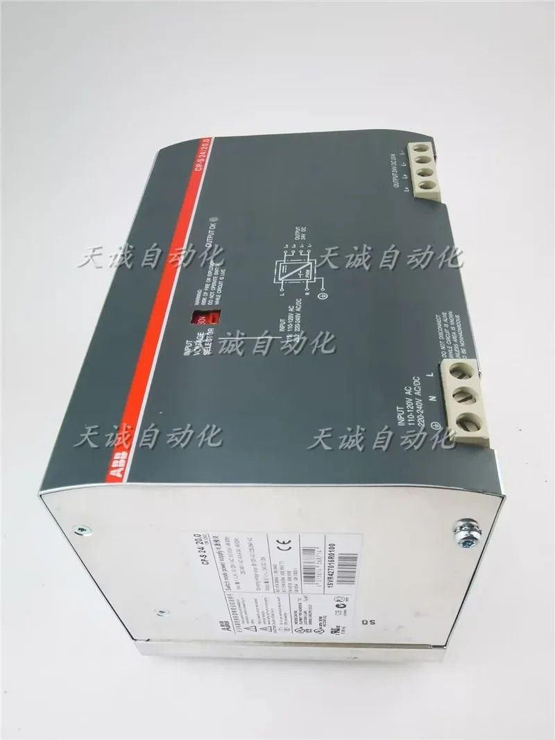 오리지널 ABB 스위치 전원공급장치 CP-S 24/20.0 레일 1SVR 427016 R0100