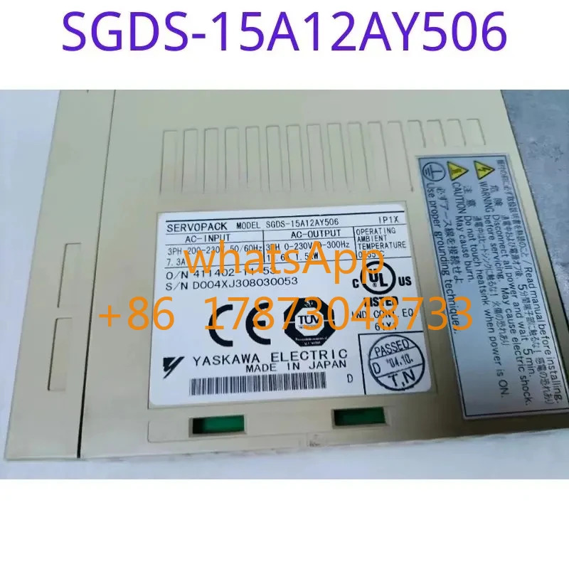 리퍼된 드라이버 SGDS-15A12AY506은 기능적으로 리퍼되었으며 외관이 손상되지 않았습니다.