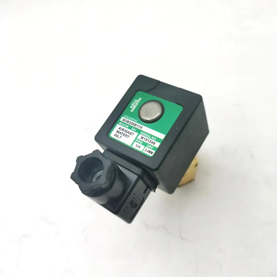 ASCO 범황동 바디 NBR 시리즈 320작동 인라솔레노이드 밸브 SCB320B174.230/50 - NPT1/4 3/2