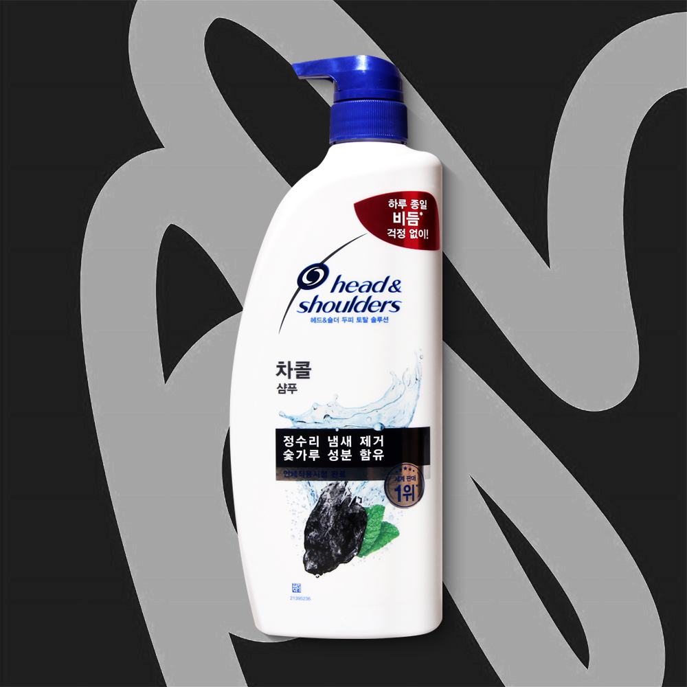 헤드앤숄더 차콜 샴푸 800ml 1개 정수리냄새 비듬샴푸 가려운두피 두피진정 - 상품 이미지