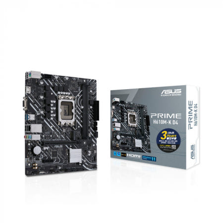 ASUS PRIME H610M-K D4 인텍앤컴퍼니 정품 인텔 12세대 DDR4 메인보드