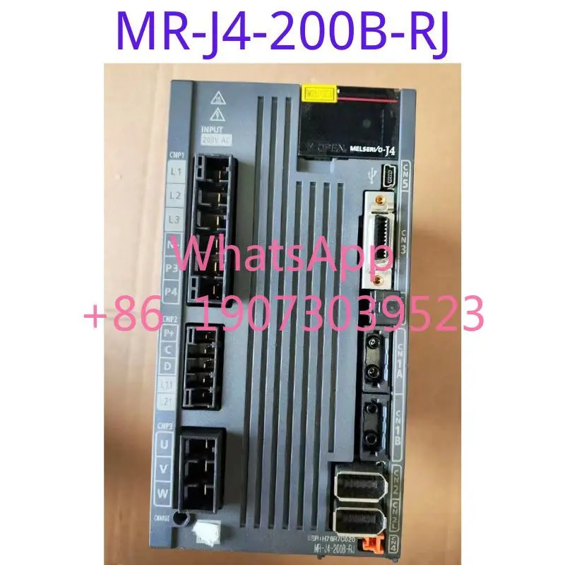 리퍼된 드라이버 MR-J4-200B-RJ 2KW 기능이 그대로 리퍼되었습니다.