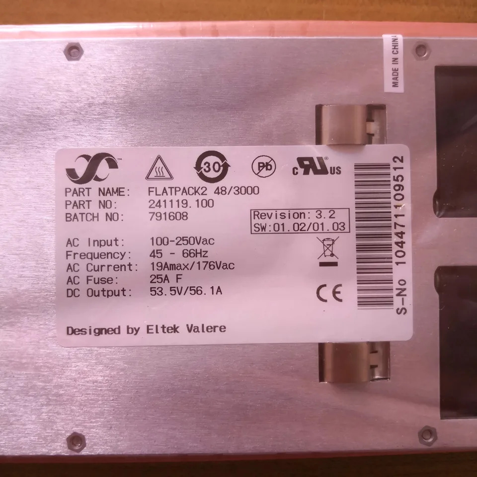 Eltek 3000W 전원공급장치 오리지널 PSU Flatpack 2 48/3000 241119.100