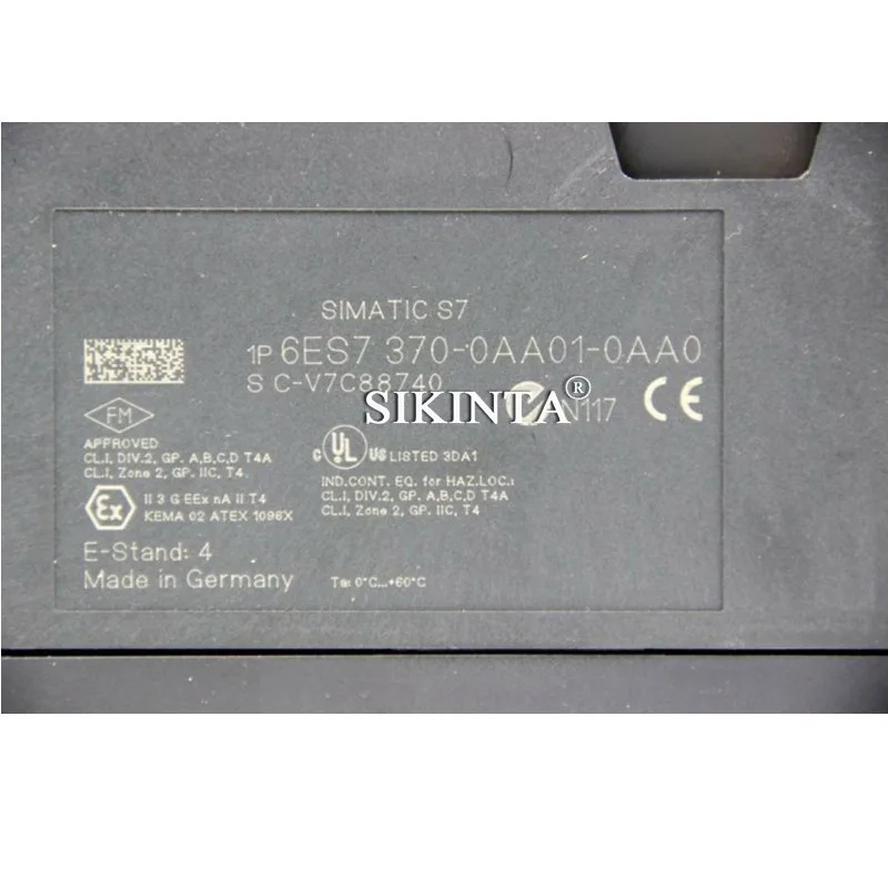 S7-300 PLC 모듈 6ES7 370-0AA01-0AA0 완전 리퍼