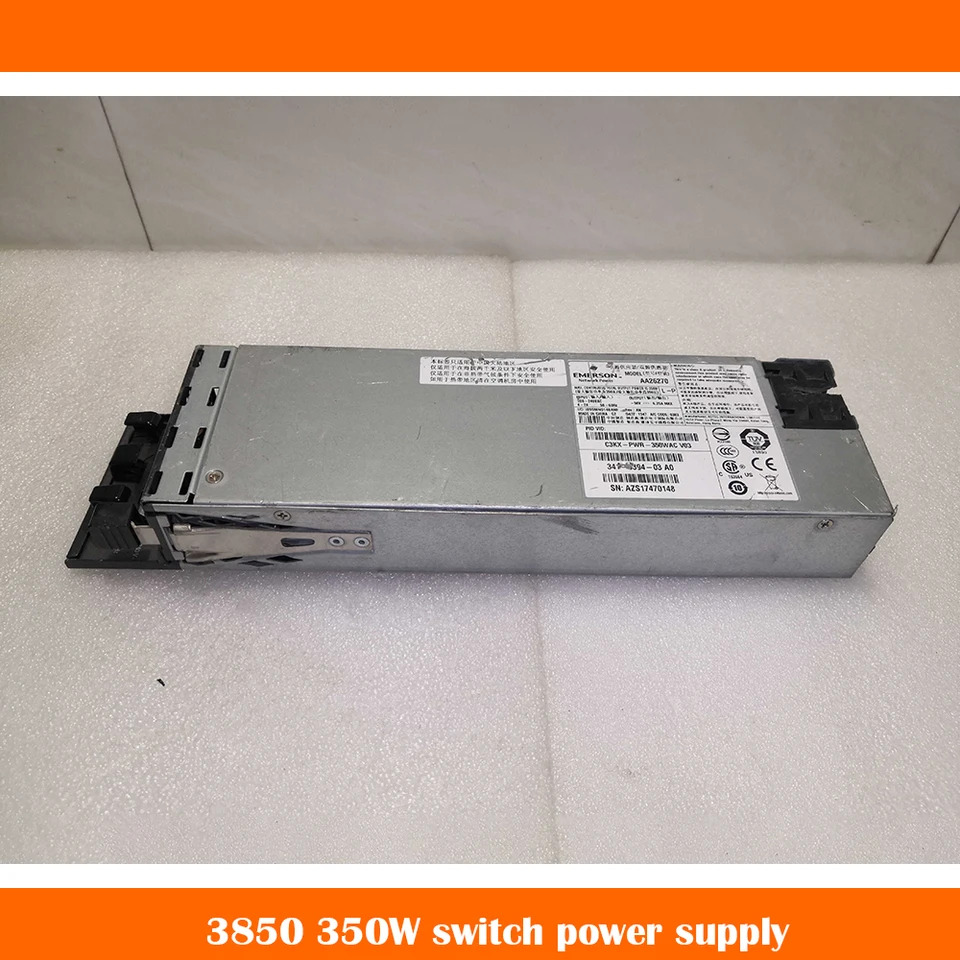 시스코 3850 350W 스위치 전원공급장치 PWR-C1-350WAC 341-0562-01 AA26270 전