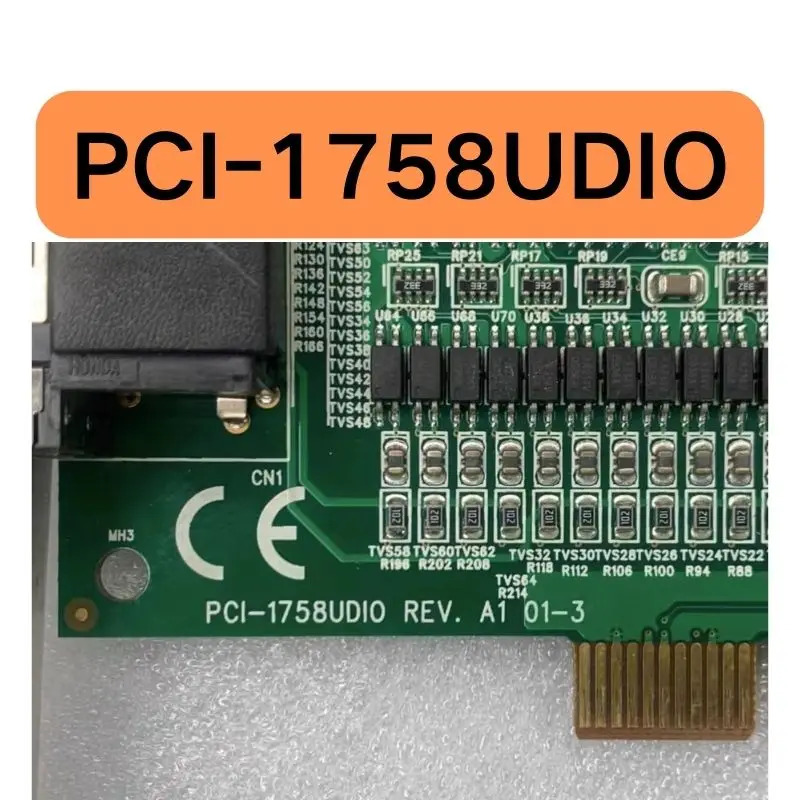 리퍼 PCI-1758UDIO REV.A1 01-4 채널 절연 입출력 I/O 카드 완료 정상 기능