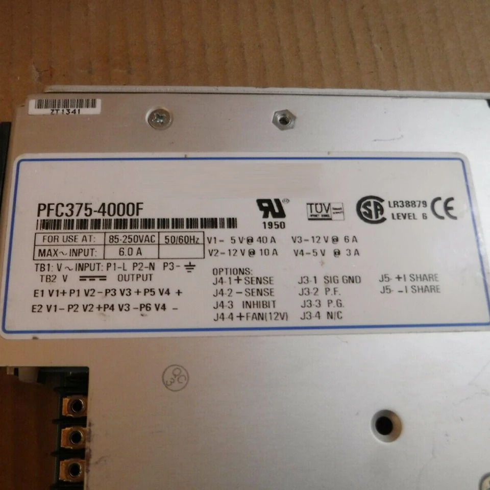 장치 전원공급장치 AC/DC 컨버터 POWER-ONE PFC375-4000F 5V 2X12V 375W