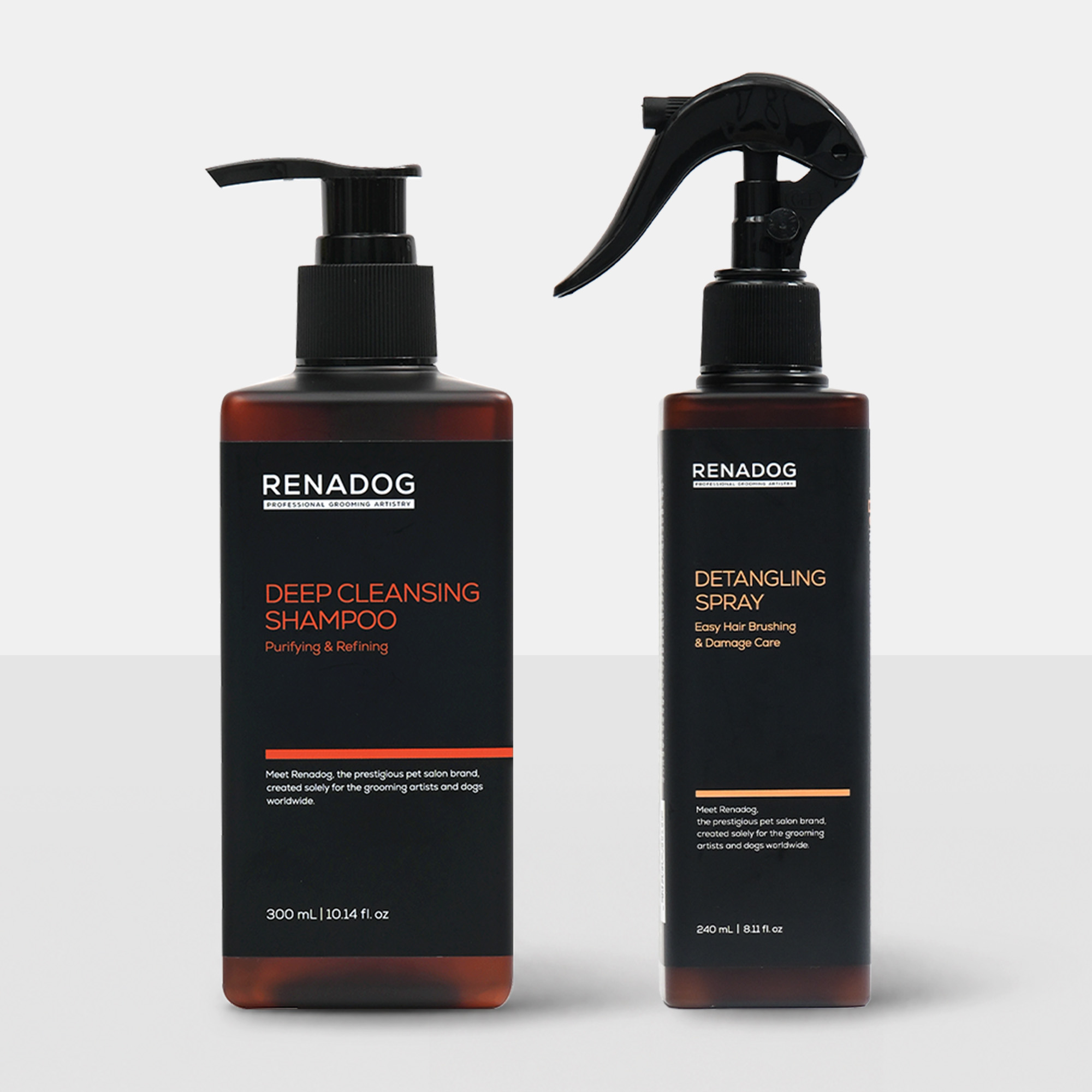 [고양이의 날] 레나독 딥클렌징케어 (딥클렌징 샴푸 300ml+디탱글 미스트 240ml) - 상품 이미지