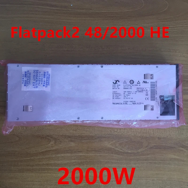 ELTEK FLATPACK2 PSU 2000W 전원공급장치 Flatpack 2 48/2000 HE 241115.105 B-F 신