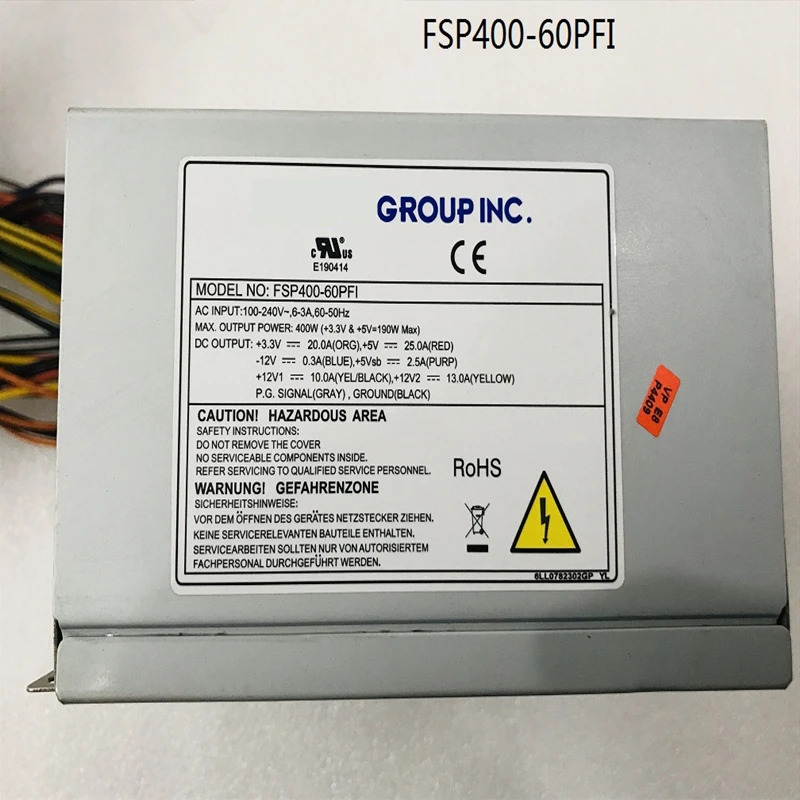 지멘스 IPC-547C IPC-647C IPC-847C ICP-847B PSU 정격 400W 피크 500W 전원공급장치 FSP400-60PFI A5E30484424 신