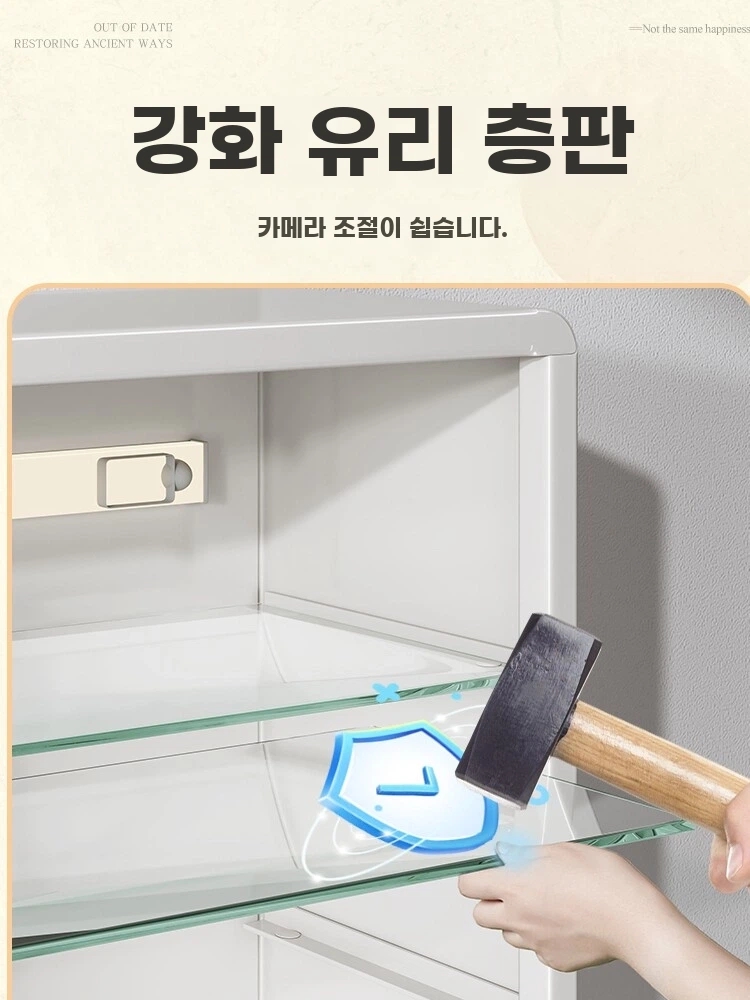 엔틱 프렌치그릇장 장식장 미니그릇장 기본형 - 상세 이미지 4