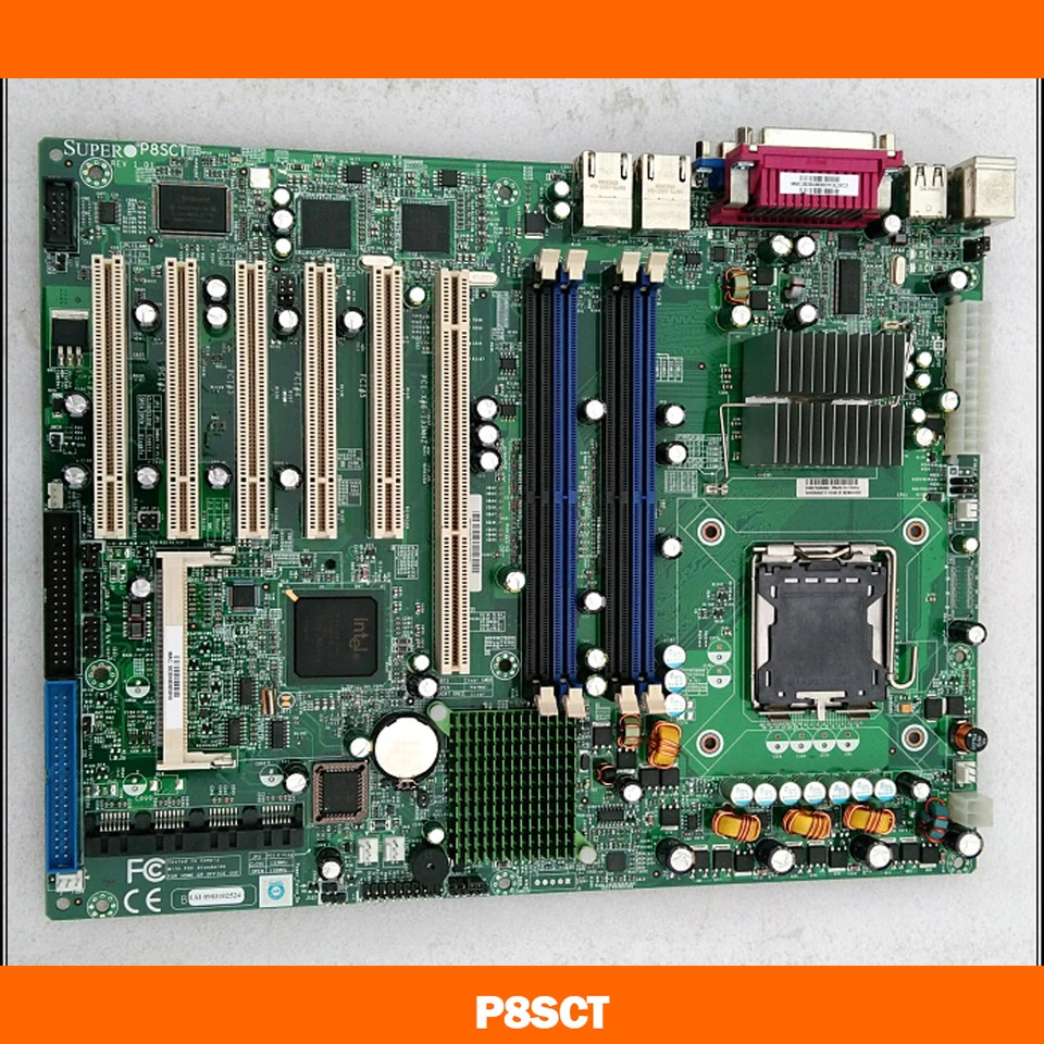 SuperMicro P8SCT 775 메인보드 리퍼 완료