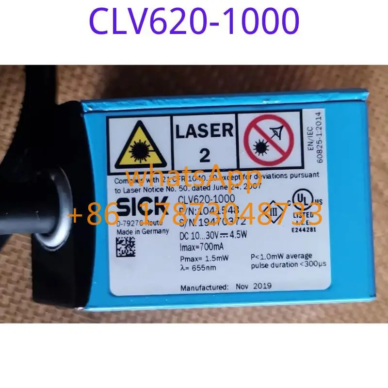 리퍼 레이저 스캐너 CLV620-1000 기능 완료
