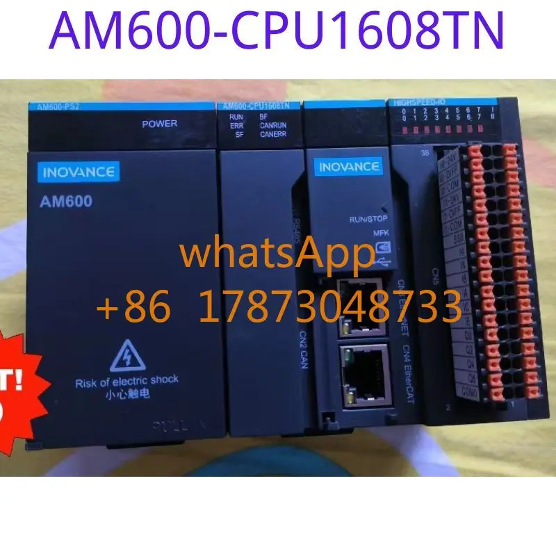 전원 모듈 AM6AM-PS2 기능을 갖춘 리퍼 PLC AM600-CPU1608TN이 그대로 리퍼되었습니다.