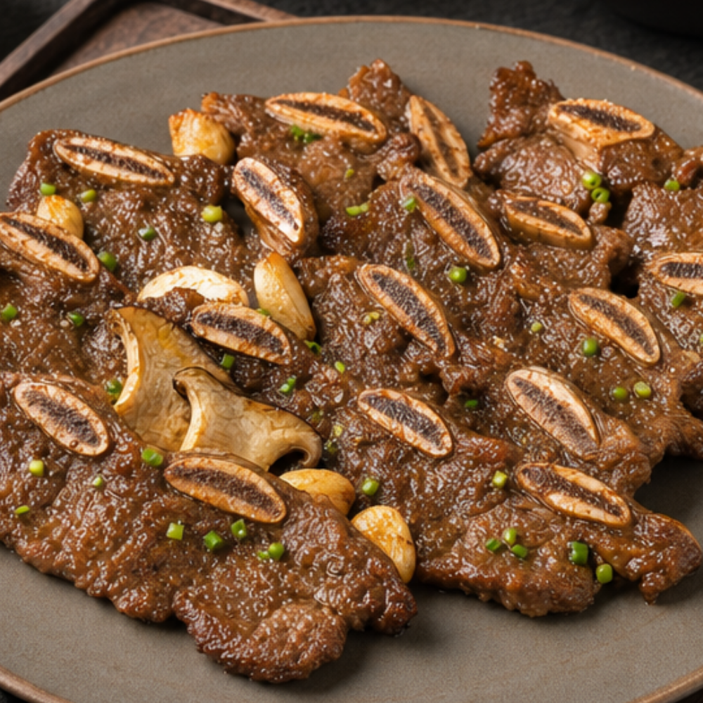 유비푸드 매운 양념 LA 돼지갈비 1kg - 상세 이미지 2