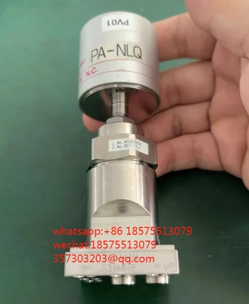 FUJIKIN PA-NLQ IGS 3방향 공압 다이어프램 밸브 316E-P O.P0.45-0.6MPa
