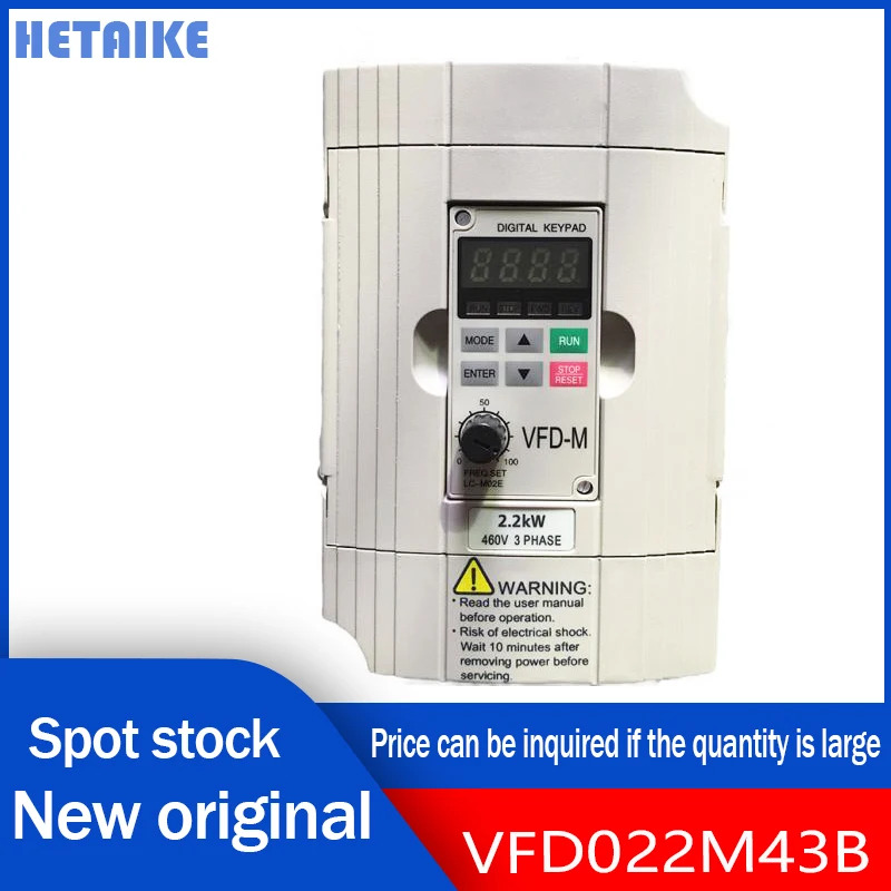 오리지널 VFD022M43B 380V 2.2KW