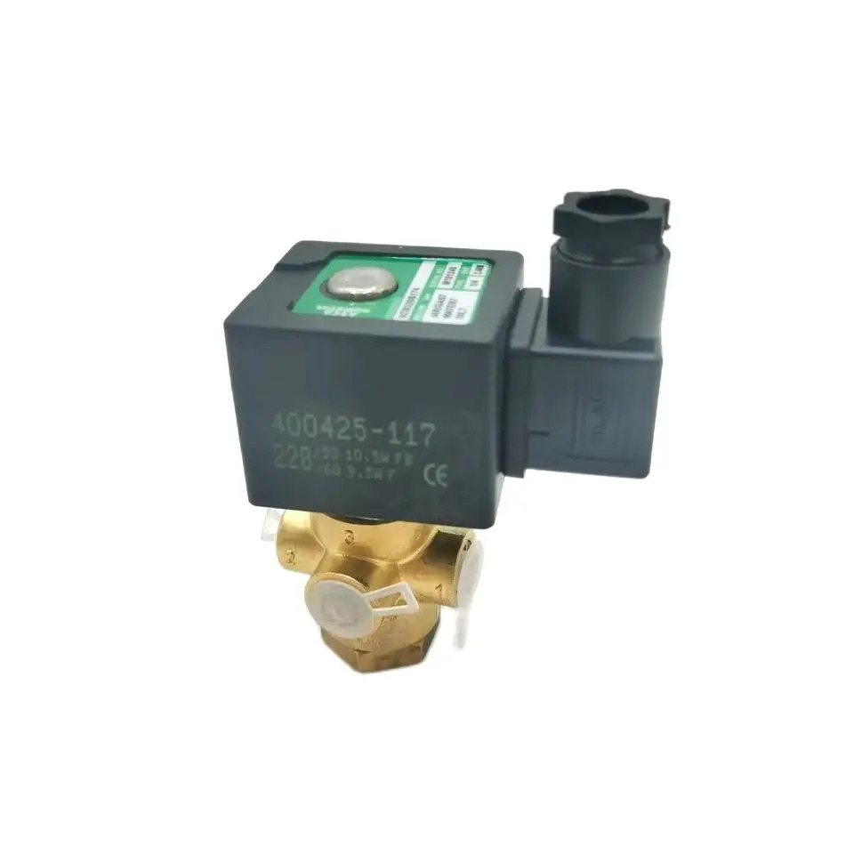 ASCO 범황동 바디 NBR 시리즈 320작동 인라솔레노이드 밸브 SCB320B174.230/50 - NPT1/4 3/2