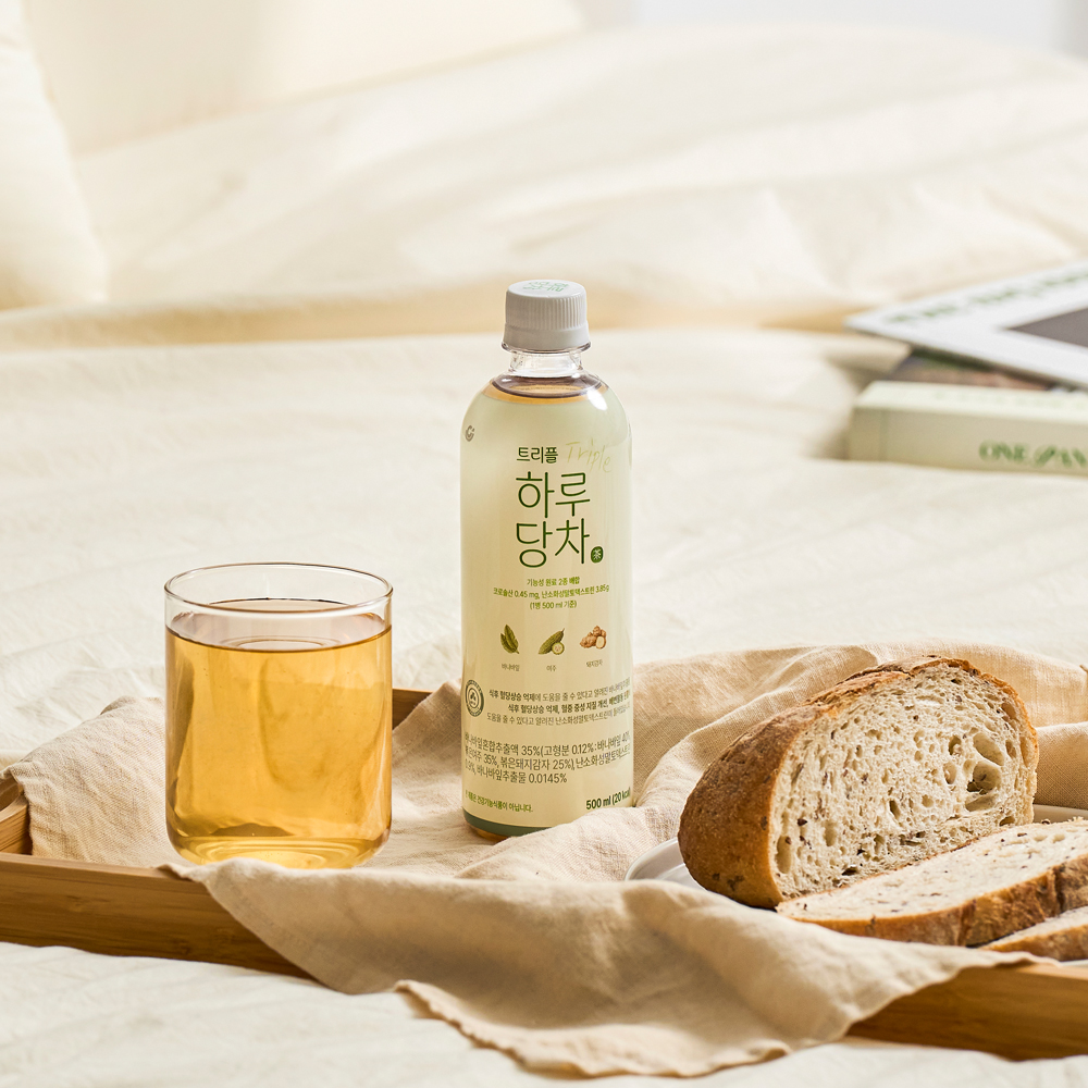 케어웰 트리플 하루당차 기능성표시식품 바나바잎 여주 돼지감자차 500ml, 40개 - 상세 이미지 5
