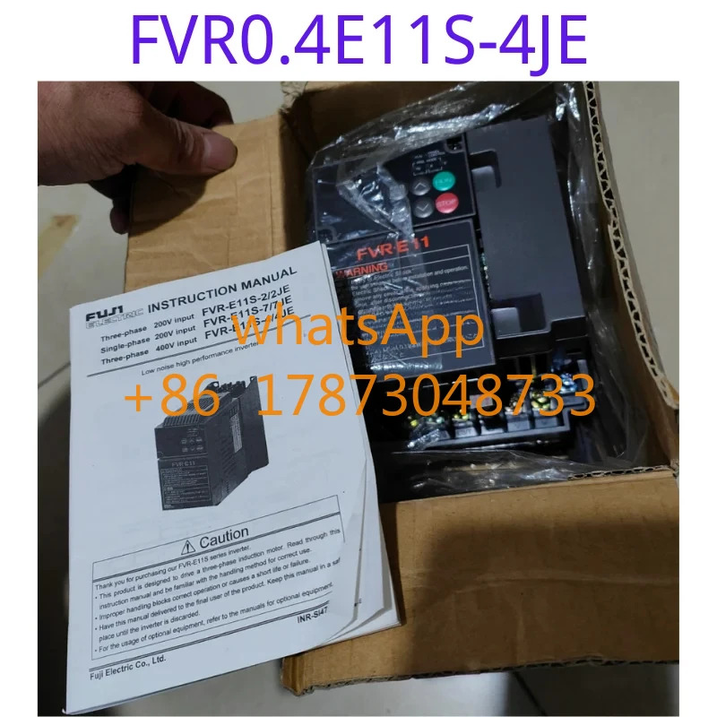 오리지널 주파수 변환기 FVR0.4E11S-4JE 0.4KW 380V