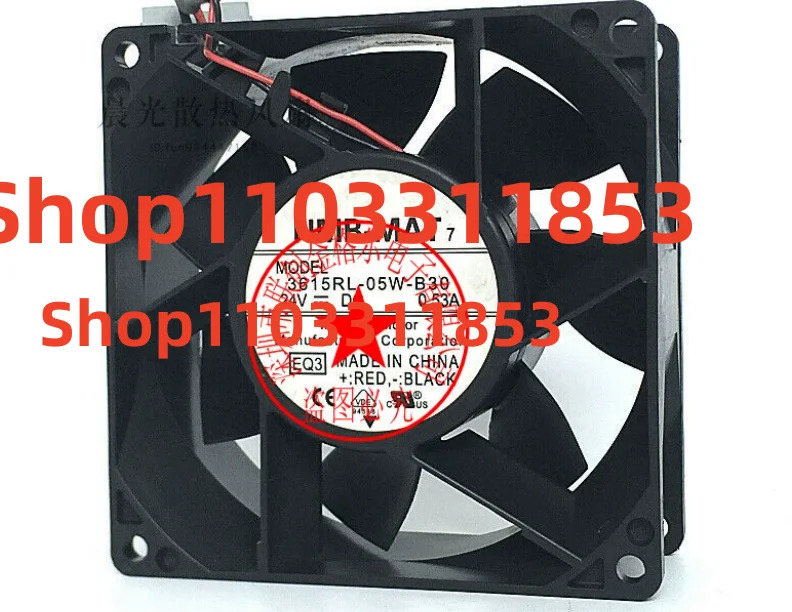 일본산 오리지널 팬 3615RL-05W-B30 DC24V 0.53A