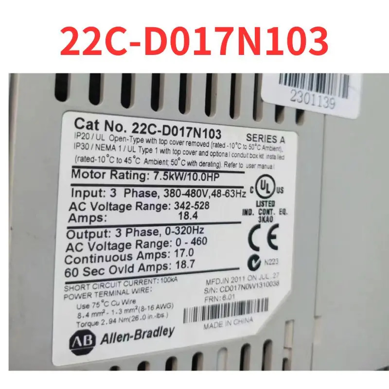 리퍼 완료 주파수 변환기 신 22C-D017N103