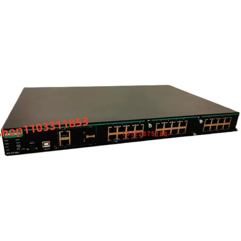 오리지널 대만 스위치 IKS-6726A-2XSFP-HV-T 신
