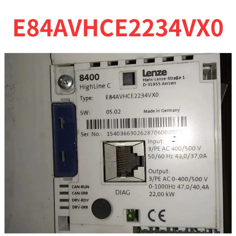 리퍼 E84HCE2234VX0 주파수 변환기 완료