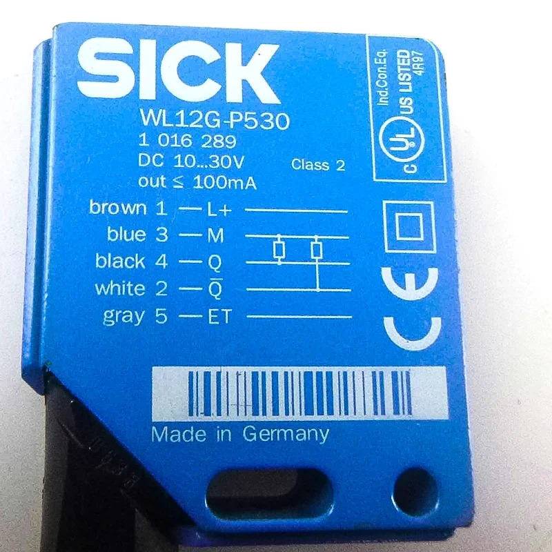 오리지널 SICK 미러 반사 광전센서 WL12G-P530 3O2431 하나와 10개처벌.