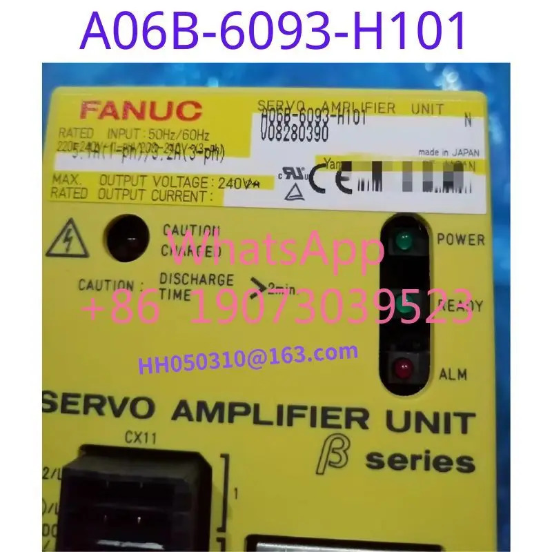 리퍼된 드라이버 A06B-6093-H101 기능 리퍼가 그대로 유지
