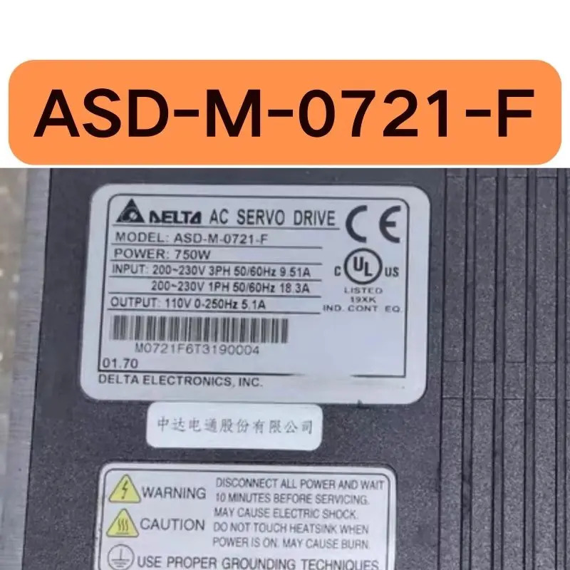 리퍼 750W 서보 드라이버 ASD-M-0721-F 완료 기능이 손상