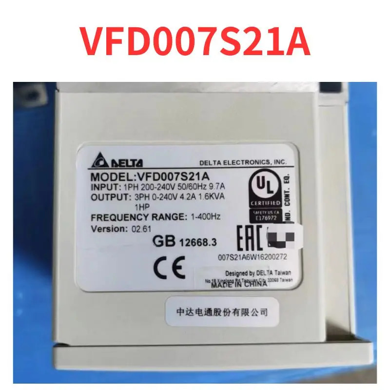 리퍼 완료 주파수 변환기 VFD007S21A 신