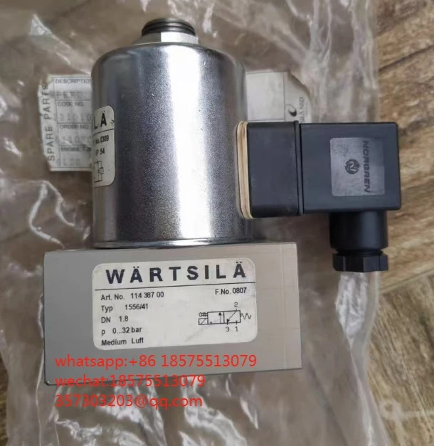 Wartsila 118 156 024N 솔레노이드 밸브 114 387 00 1556/41
