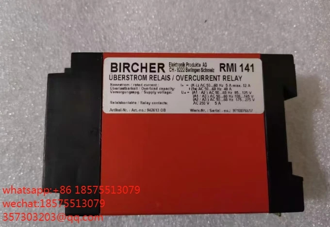 BIRCHER RMI 141 UBERSTROM릴레이 과전류 릴레이 RMI141