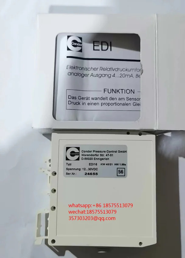콘도르 EDI 압력 컨트롤러 16 KW10 18 HW1.99a