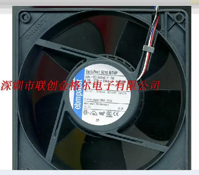 독일 12738 더블 볼 하이엔드 장비 냉각팬 5218N 2hp호환 48V 11.5W