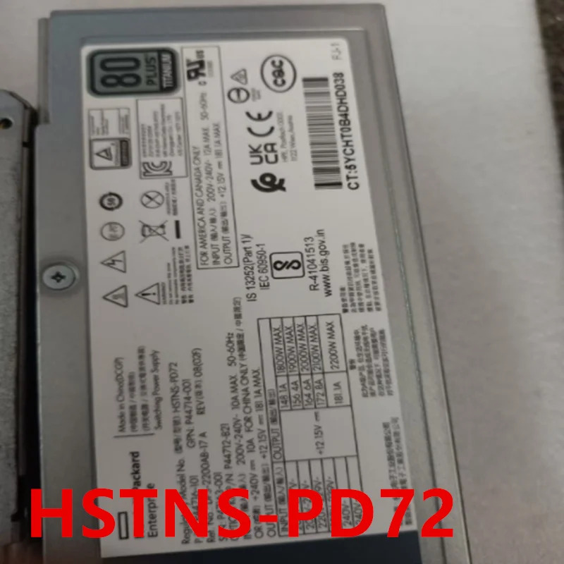 리퍼 전원공급장치 hp호환 2200W HSTNS-PD72 P44716-101 P44714-001 P47163-001 P44712-B21 DPS-2200AB-17 A