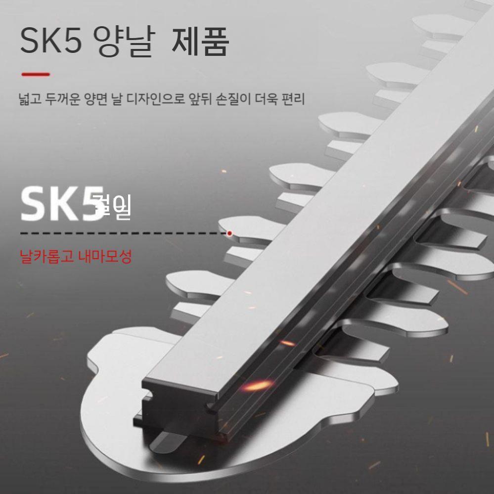 휴대용 트리머 가지치기 풀 전엽기 순치기 잔디깍기 제초기 정원수 충전식 브러시리스 프로 모델 날1개 전기1개 충 - 상세 이미지 4