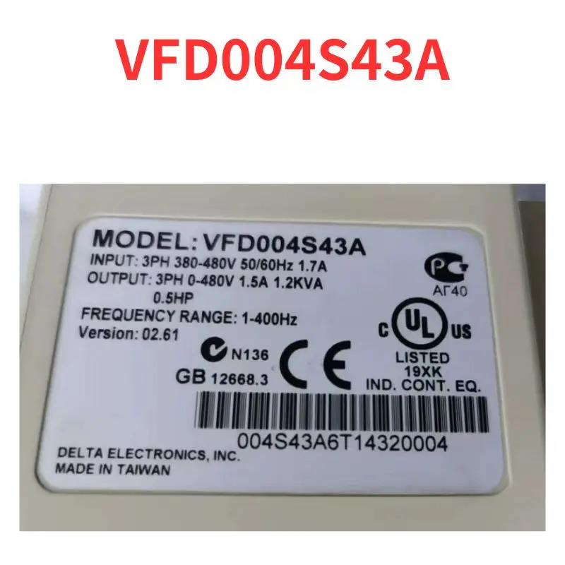 리퍼 완료 주파수 변환기 VFD004S43A 신
