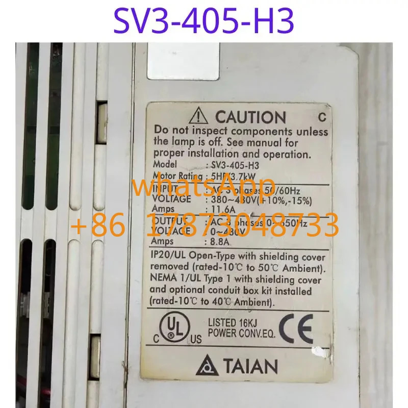 리퍼 주파수 변환기 SV3-405-H3 3.7KW 380V기능 리퍼는 OK