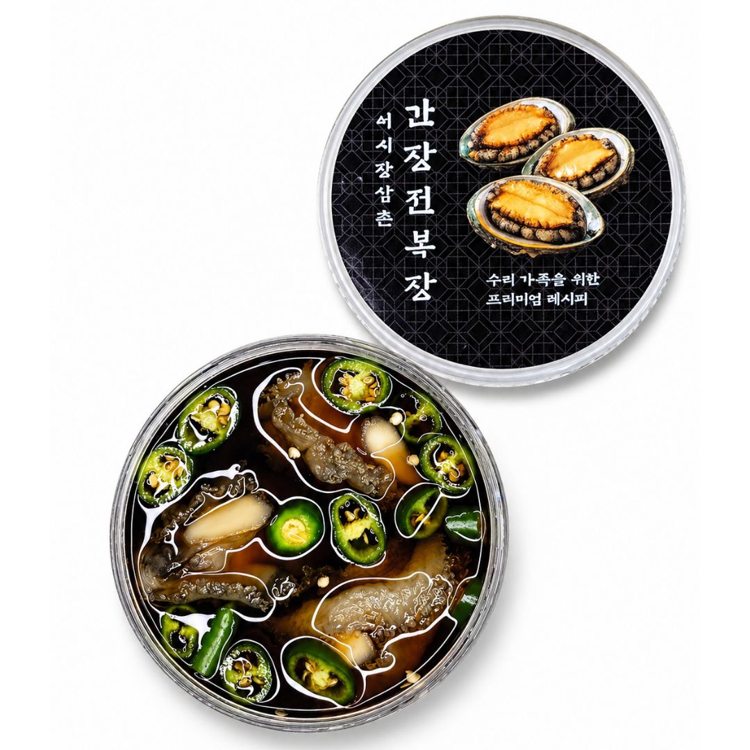 어시장삼촌 간장 전복장 완도 순살 자숙전복 500g, 1개 - 상세 이미지 3