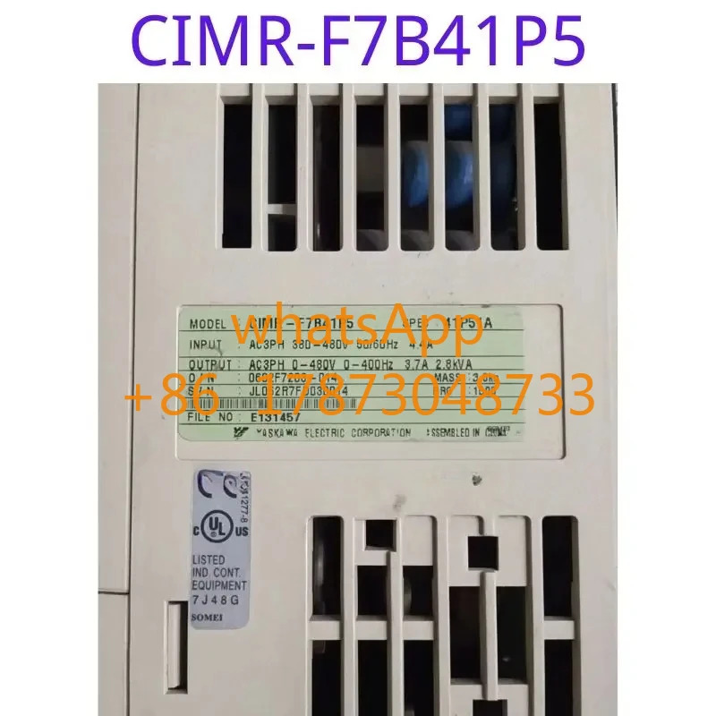 리퍼된 주파수 변환기 CIMR-F7B41P5 1.5KW 380V 기능 리퍼가 그대로 유지