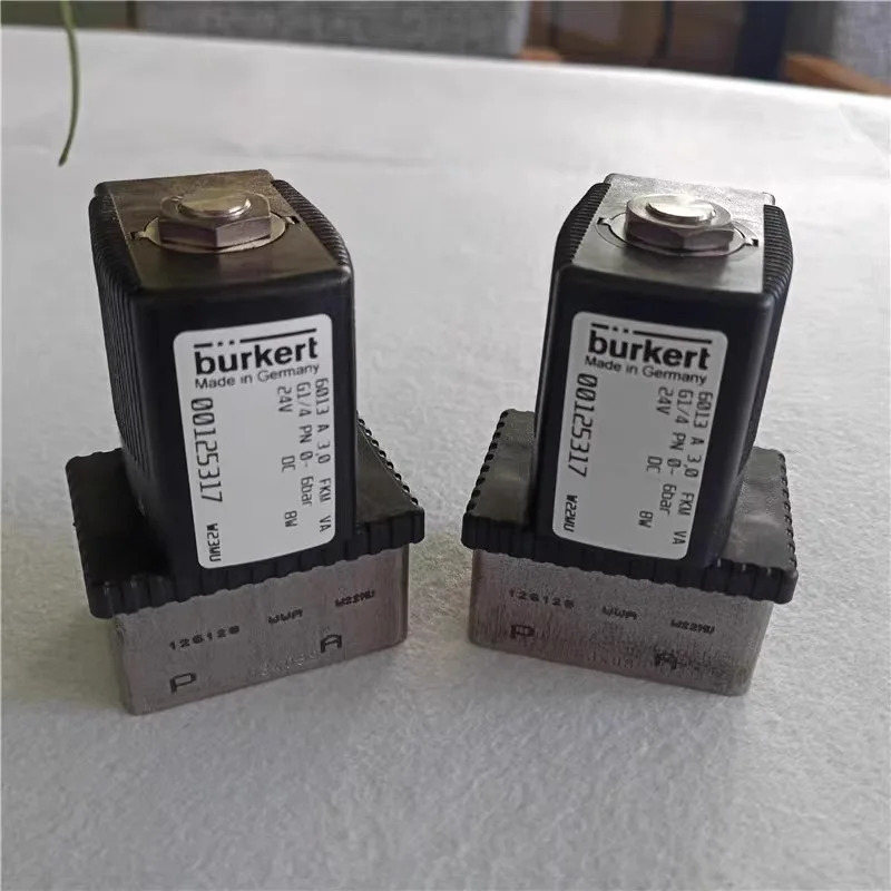 BURKERT 스테인레스 스틸 솔레노이드 밸브 6013 A 3.0 G1/4 24VDC00125317
