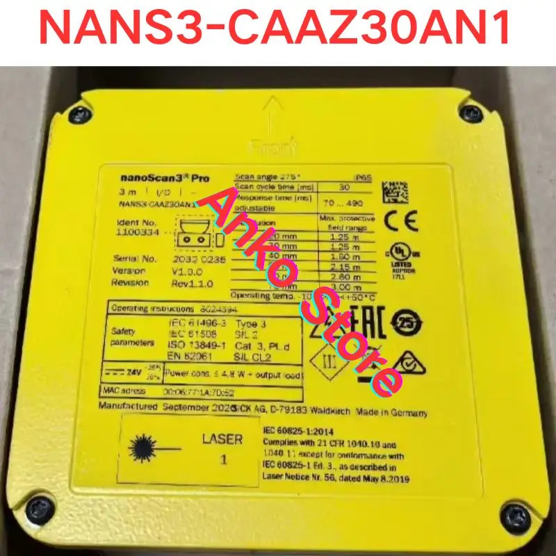 레이저 스캐닝 NANS3-CAAZ30AN1 신