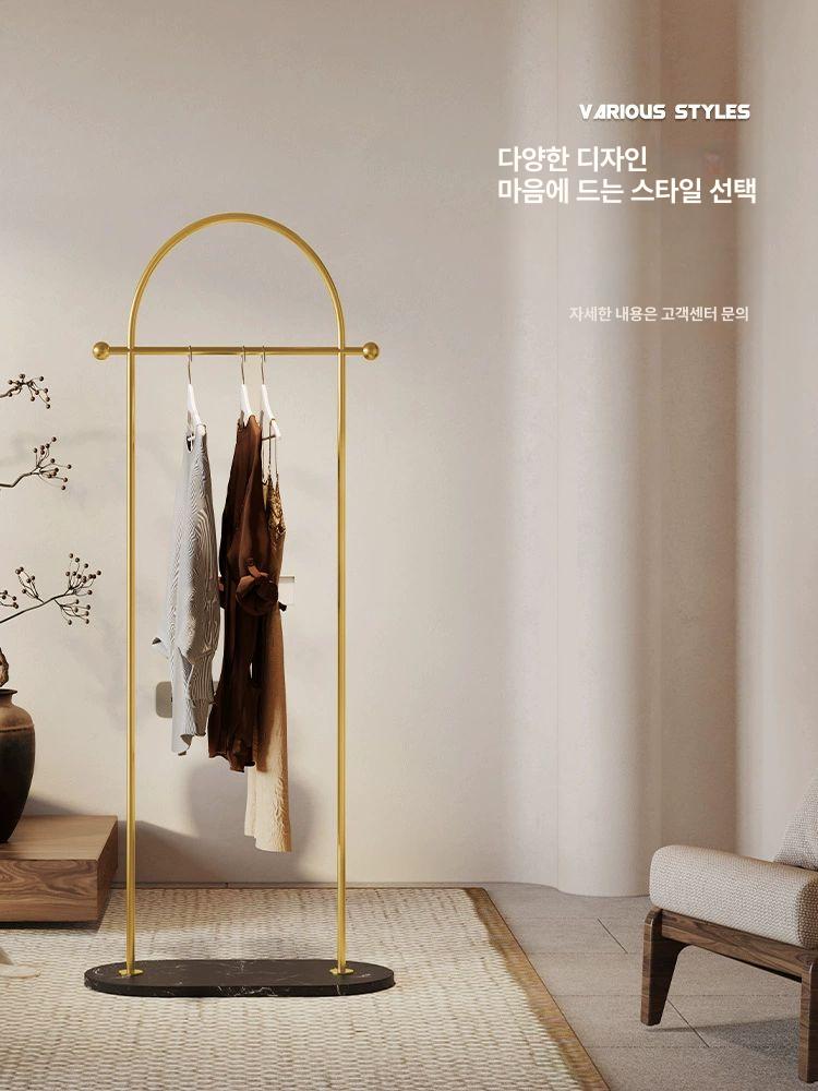 업소용 아치형행거 옷걸이 벽걸이 매장용 디스플레이 의류 인테리어 곡선 모던 - 상세 이미지 3
